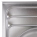 Кухонная мойка накладная Zerix Z8060B-08-180E (Satin) (ZX1620)