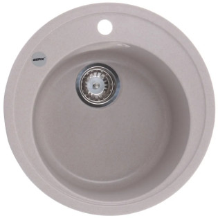 Мийка кухонна Zerix ZS-510R-06 Бежева (ZX4533)