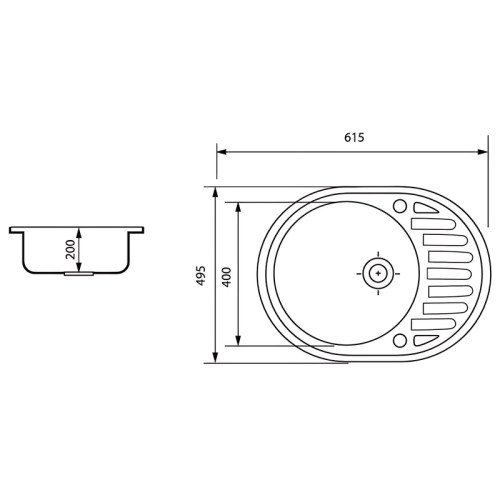 Мийка Zerix ZS-6250R-07 Marble (ZX4550)