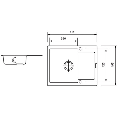 Мойка Zerix ZS-6250S-12 Коричневая (ZX4592)