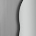 Зеркало настенное ZERIX MIRRA MRZ02-60x85x10 прямоугольное с дугообразным верхом, фигурными боками и полкой (ZX5620)