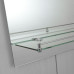 Зеркало настенное ZERIX LAGUNA MRZ03-50x70x11 прямоугольное с дугообразным верхом и полкой (ZX5622)