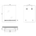 Дзеркало настінне ZERIX SANSA MRZ05-50x70x10 прямокутне з полицею (ZX5627)