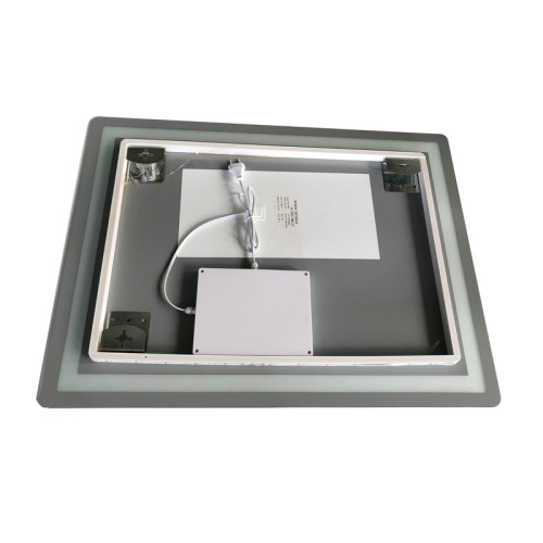 Дзеркало ZERIX SANSA MR01-80x60-REVERSE із LED Touch, Anti-fog, димером, рег. яскравості (ZX6049)