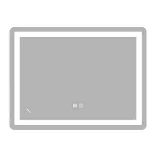 Дзеркало ZERIX SANSA MR01-70x50-REVERSE із LED Touch, Anti-fog, димером, рег. яскравості (ZX6050)