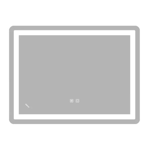 Дзеркало ZERIX SANSA MR01-70x50-REVERSE із LED Touch, Anti-fog, димером, рег. яскравості (ZX6050)