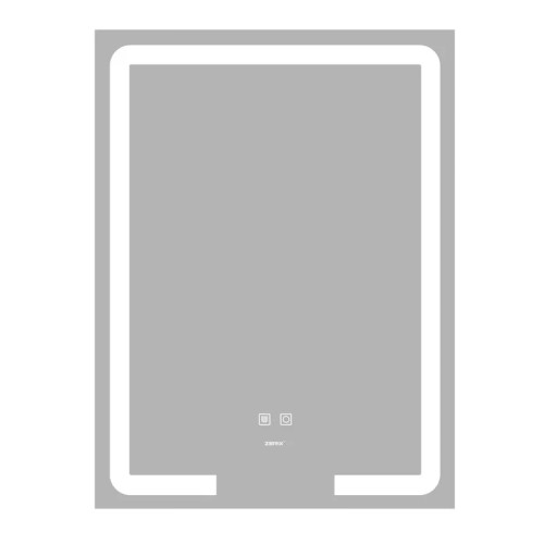Дзеркало ZERIX PRIME MR02-60x80 із LED Touch, Anti-fog, димером, рег. яскравості (ZX6051)