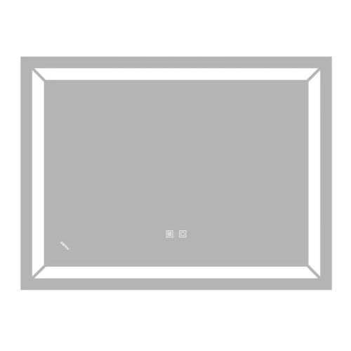 Дзеркало ZERIX KUBIX MR04-80x60-REVERSE із LED Touch, Anti-fog, димером, рег. яскравості (ZX6054)