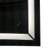 Дзеркало ZERIX KUBIX MR04-80x60-REVERSE із LED Touch, Anti-fog, димером, рег. яскравості (ZX6054)