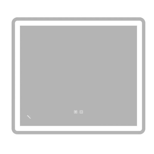 Дзеркало ZERIX MIRRA MR05-80x70-REVERSE із LED Touch, Anti-fog, димером, рег. яскравості (ZX6057)
