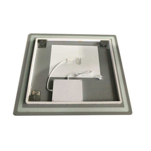 Дзеркало ZERIX MIRRA MR05-80x70-REVERSE із LED Touch, Anti-fog, димером, рег. яскравості (ZX6057)