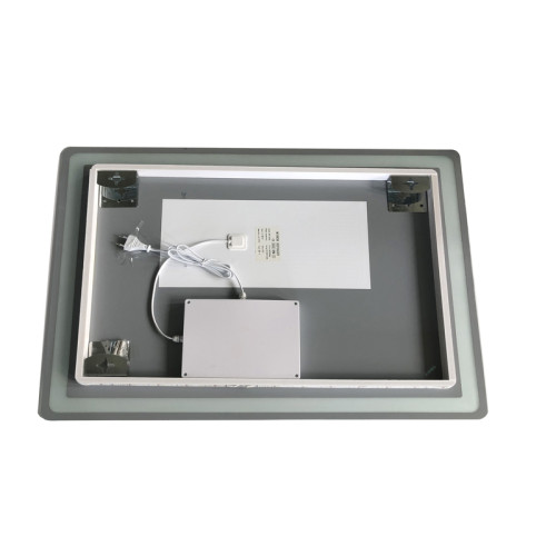 Дзеркало ZERIX MIRRA MR05-90x70-REVERSE із LED Touch, Anti-fog, димером, рег. яскравості (ZX6059)