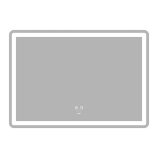Дзеркало ZERIX MIRRA MR05-100x70 із LED Touch, Anti-fog, димером, рег. яскравості (ZX6060)