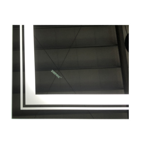 Дзеркало ZERIX ALIVE MR06-80x60-REVERSE із LED Touch, Anti-fog, димером, рег. яскравості (ZX6062)