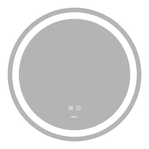 Дзеркало ZERIX SOLO MC01-60 із LED Touch, Anti-fog, димером, рег. яскравості (ZX6063)