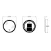 Дзеркало ZERIX SOLO MC01-60 із LED Touch, Anti-fog, димером, рег. яскравості (ZX6063)