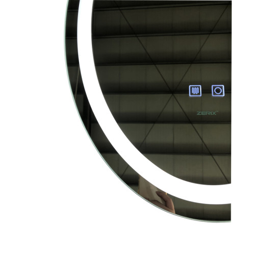 Дзеркало ZERIX FUSION MV01-50x70 із LED Touch, Anti-fog, димером, рег. яскравості (ZX6067)