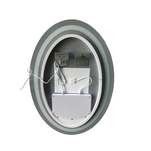 Дзеркало ZERIX FUSION MV01-50x70 із LED Touch, Anti-fog, димером, рег. яскравості (ZX6067)