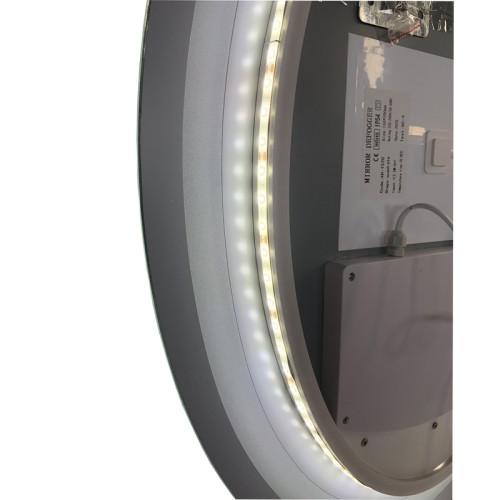 Дзеркало ZERIX FUSION MV01-50x70 із LED Touch, Anti-fog, димером, рег. яскравості (ZX6067)