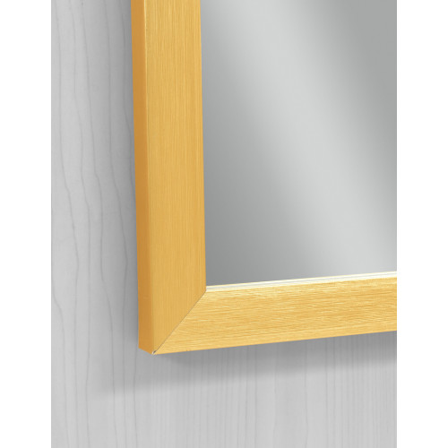 Дзеркало настінне ZERIX FONTE MRZ09-60x85-REVERSE GOLD прямокутне в золотій рамі (ZX6211)